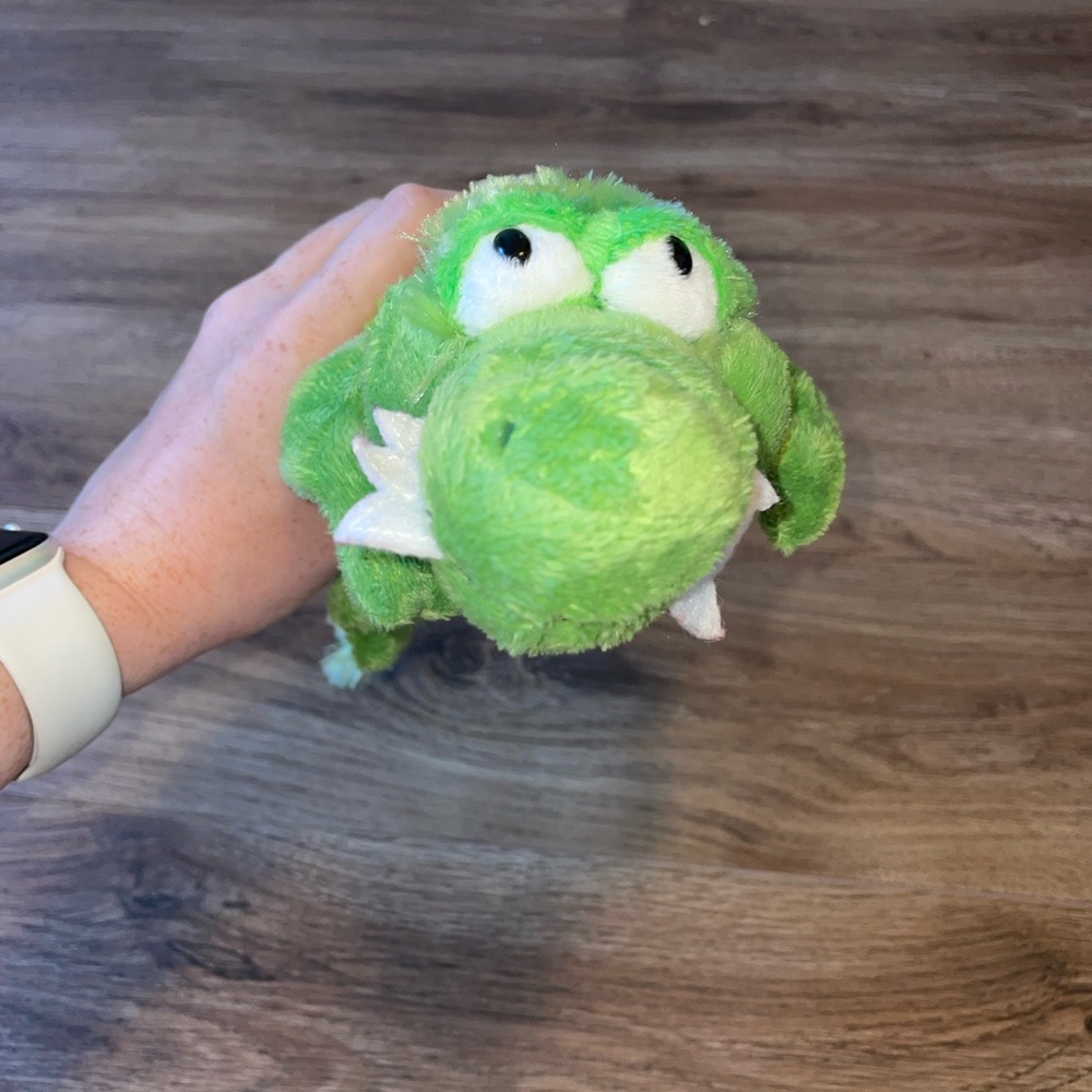 GANZ Green and White Stuffed Crocodile Toy WEBKINZ